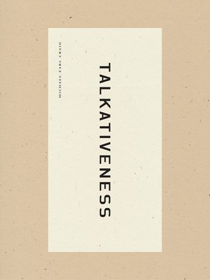 cover image of Talkativeness